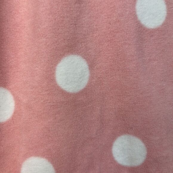 Carter’s Pink and White Fleece Sleep Sack 3-6 months EUC Bunny - Picture 11 of 12